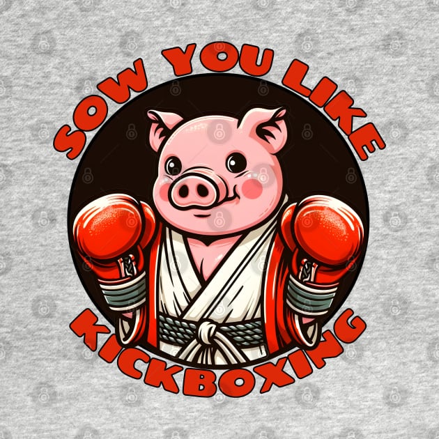 Kickboxing pig by Japanese Fever